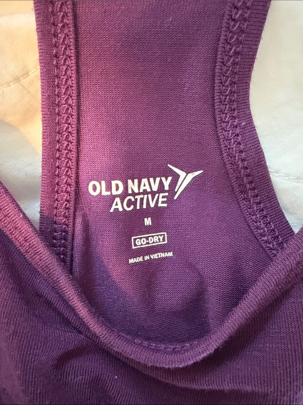 Old Navy Plum Racerback Tank - Picture 3 of 3